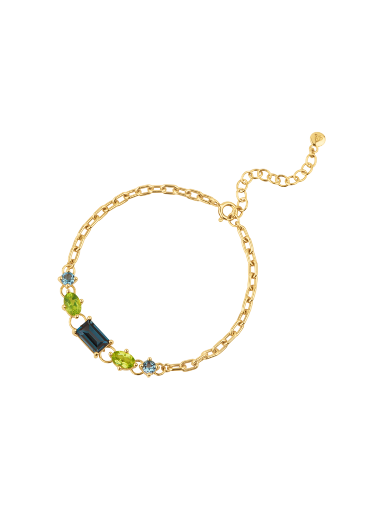 Gem-set bracelet